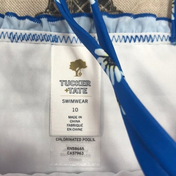 NWOT Tucker + Tate Smocked Two-Piece Swimsuit - Picture 5 of 8